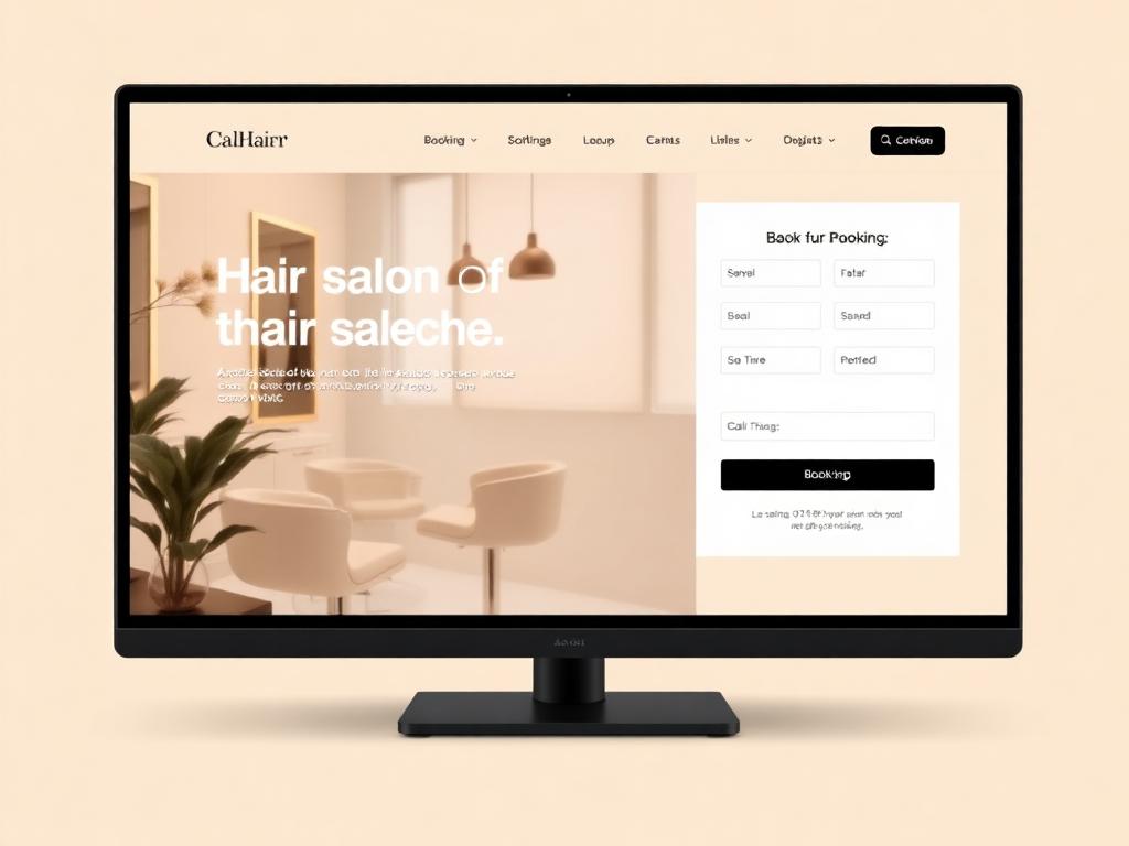 Salon Booking Website
